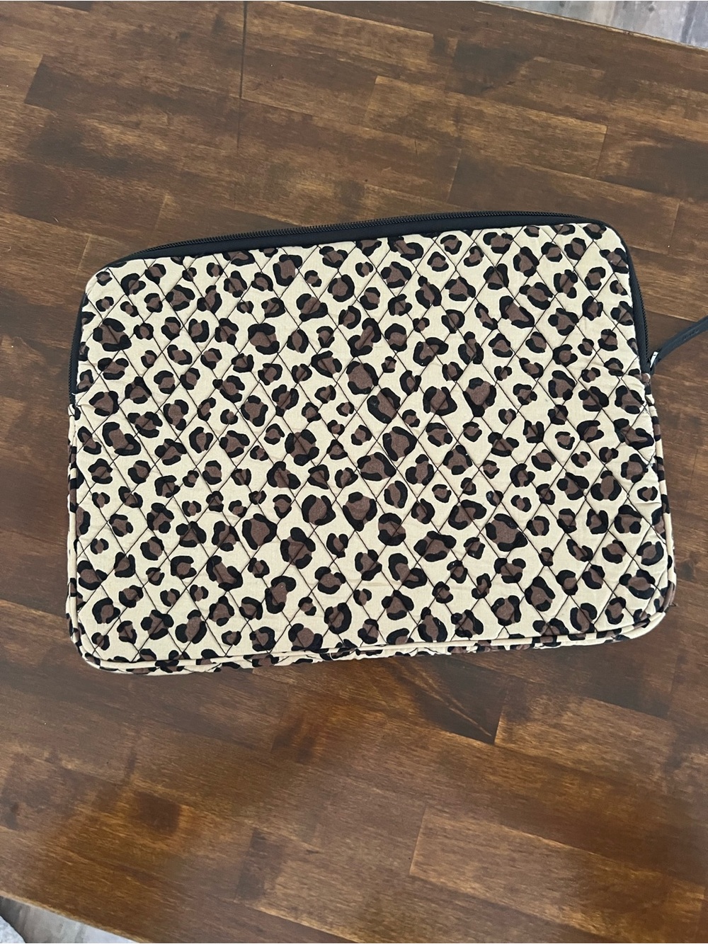 Vera Bradley Signature Laptop Sleeve in Leopard